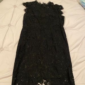 Black lace dress - size large
